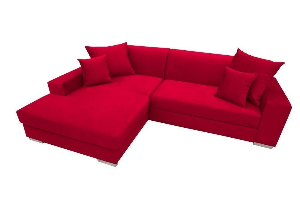 JVmoebel Ecksofa Schlafsofa Eck Sofa Couch Bettfunktion Polster Eck Garnitur Neu, Mit Bettfunktion von JVmoebel