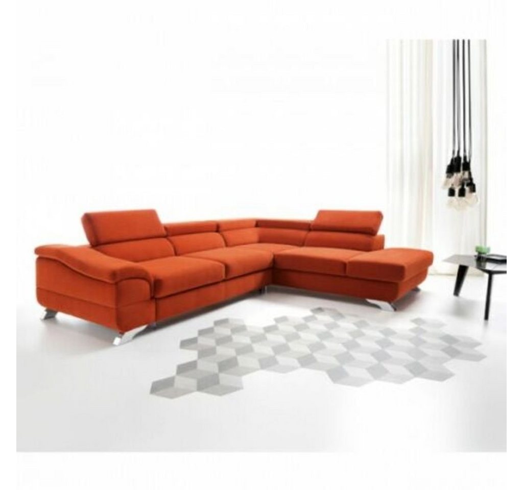 JVmoebel Ecksofa Schlafsofa Funktions Sofa Polster Wohnzimmer Ecksofa Textl Sitz, Mit Bettfunktion von JVmoebel