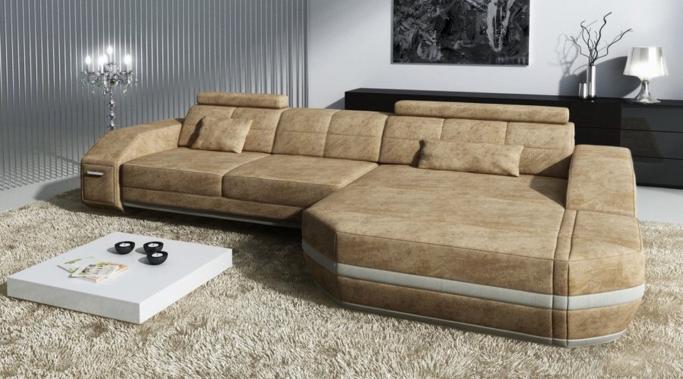 JVmoebel Ecksofa Sofa Couch Polster Design Wohnlandschaft Eck Design modern, Made in Europa JVmoebel Ecksofa Sofa Couch Polster Design Wohnlandschaft Eck Design modern, Made in Europa von JVmoebel