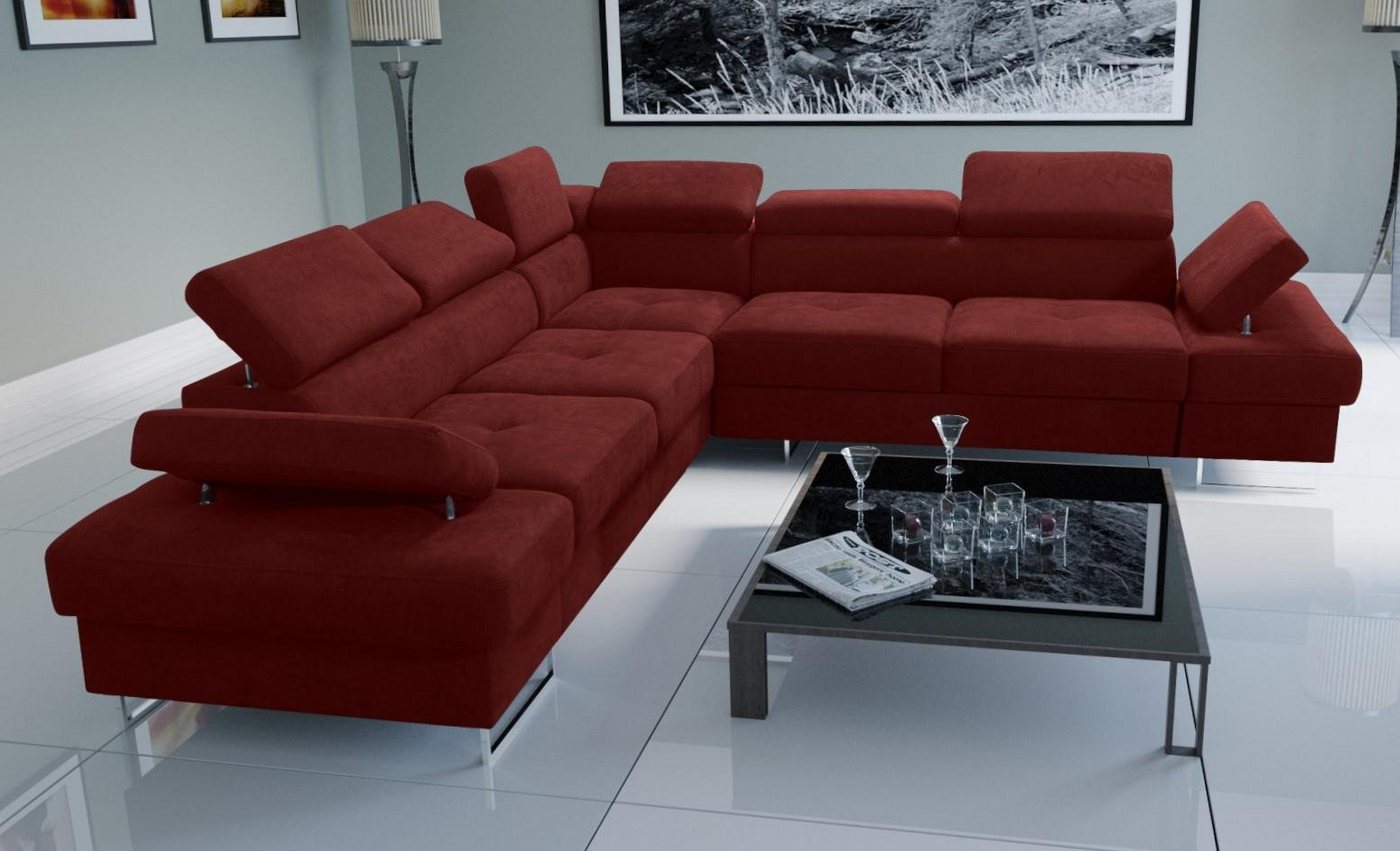 JVmoebel Ecksofa Sofa Couch Polsterung L-Form Wohnzimmer Design, Made in Europe von JVmoebel