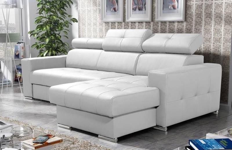 JVmoebel Ecksofa Sofa Eckcouch Polsterung Wohnzimmer Neu L-Form Stoff Leder, Made in Europa von JVmoebel