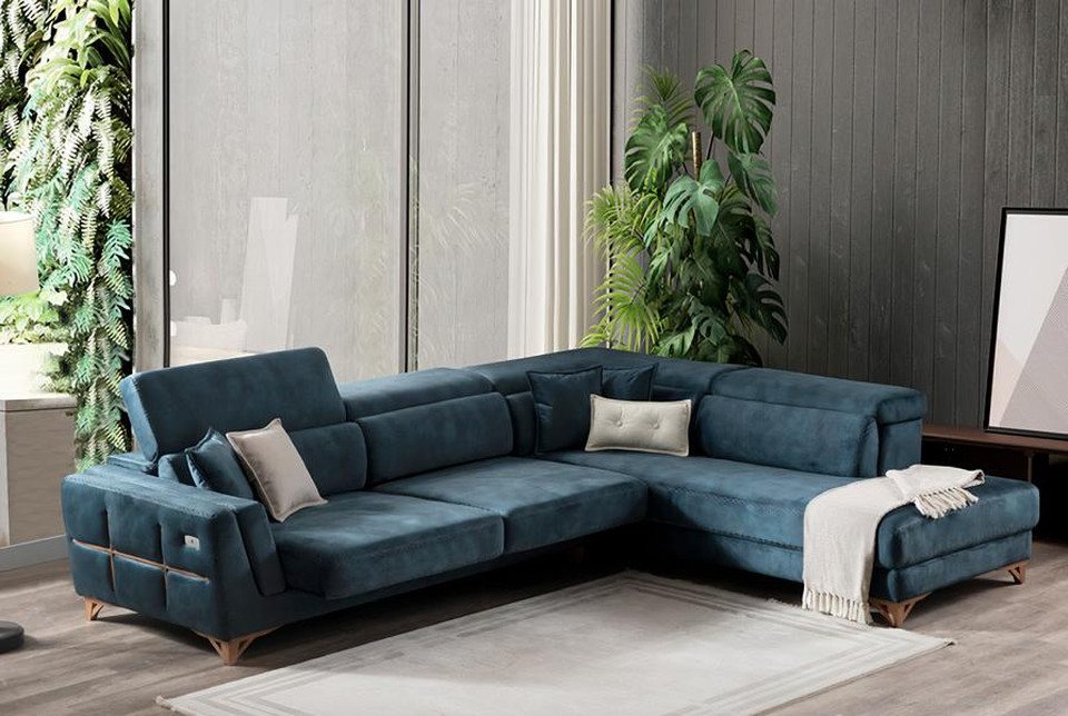 JVmoebel Ecksofa Sofa L-Form Ledersofa Couch Wohnlandschaft Garnitur Modern Schlafsofa, Made in Europa JVmoebel Ecksofa Sofa L-Form Ledersofa Couch Wohnlandschaft Garnitur Modern Schlafsofa, Made in Europa von JVmoebel