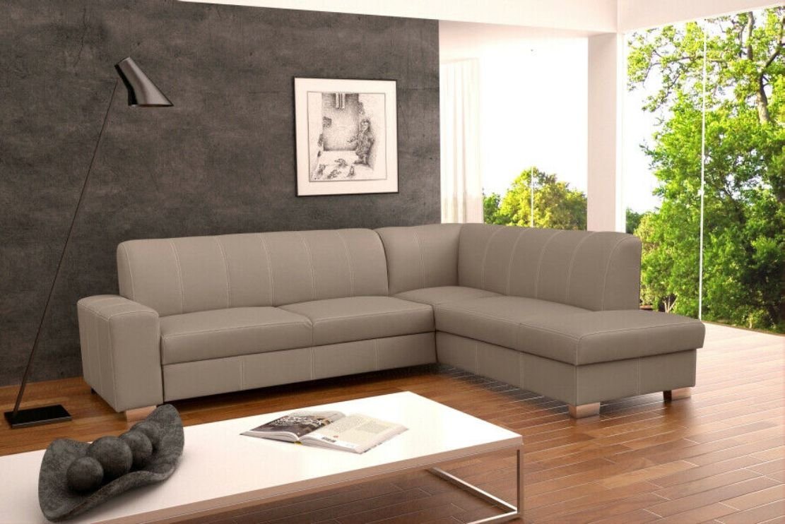 JVmoebel Ecksofa Sofa Schlafsofa Designer Sofa mit Bettfunktion + Bettkasten Ecksofa, Mit Bettfunktion von JVmoebel