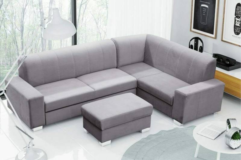 JVmoebel Ecksofa Sofa Schlafsofa Designer Sofa mit Bettfunktion + Bettkasten Ecksofa, Mit Bettfunktion von JVmoebel