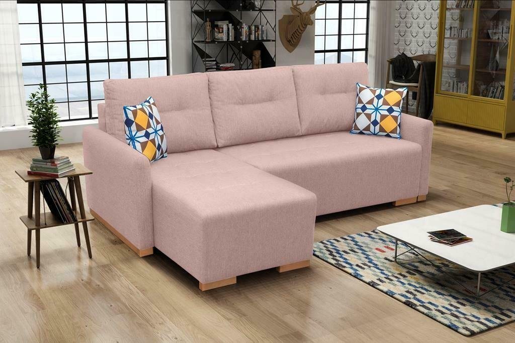 JVmoebel Ecksofa Sofa Schlafsofa Designer Sofa mit Bettfunktion - Bettkasten Ecksofa, mit Bettfunktion von JVmoebel