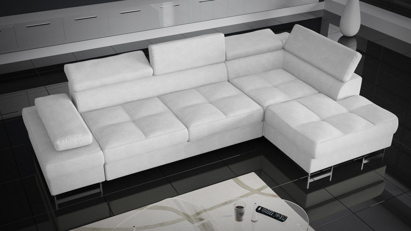 JVmoebel Ecksofa Sofas L Form Sofa Couch Polster Wohnlandschaft Design Ecksofa, Made in Europe von JVmoebel