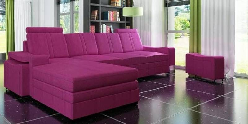 JVmoebel Ecksofa Textilcouch mit USB Stoffsofa Stoffcouch Ecksofa Sofa Polster Garnitur, 1 Teile, Made in Europa von JVmoebel