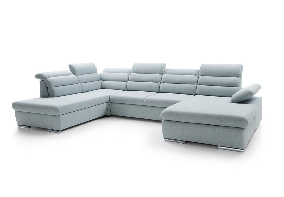 JVmoebel Ecksofa U-Form Couchgarnitur mit Schlaffunktion Wohnlandschaft Sofa, Made in Europa JVmoebel Ecksofa U-Form Couchgarnitur mit Schlaffunktion Wohnlandschaft Sofa, Made in Europa von JVmoebel
