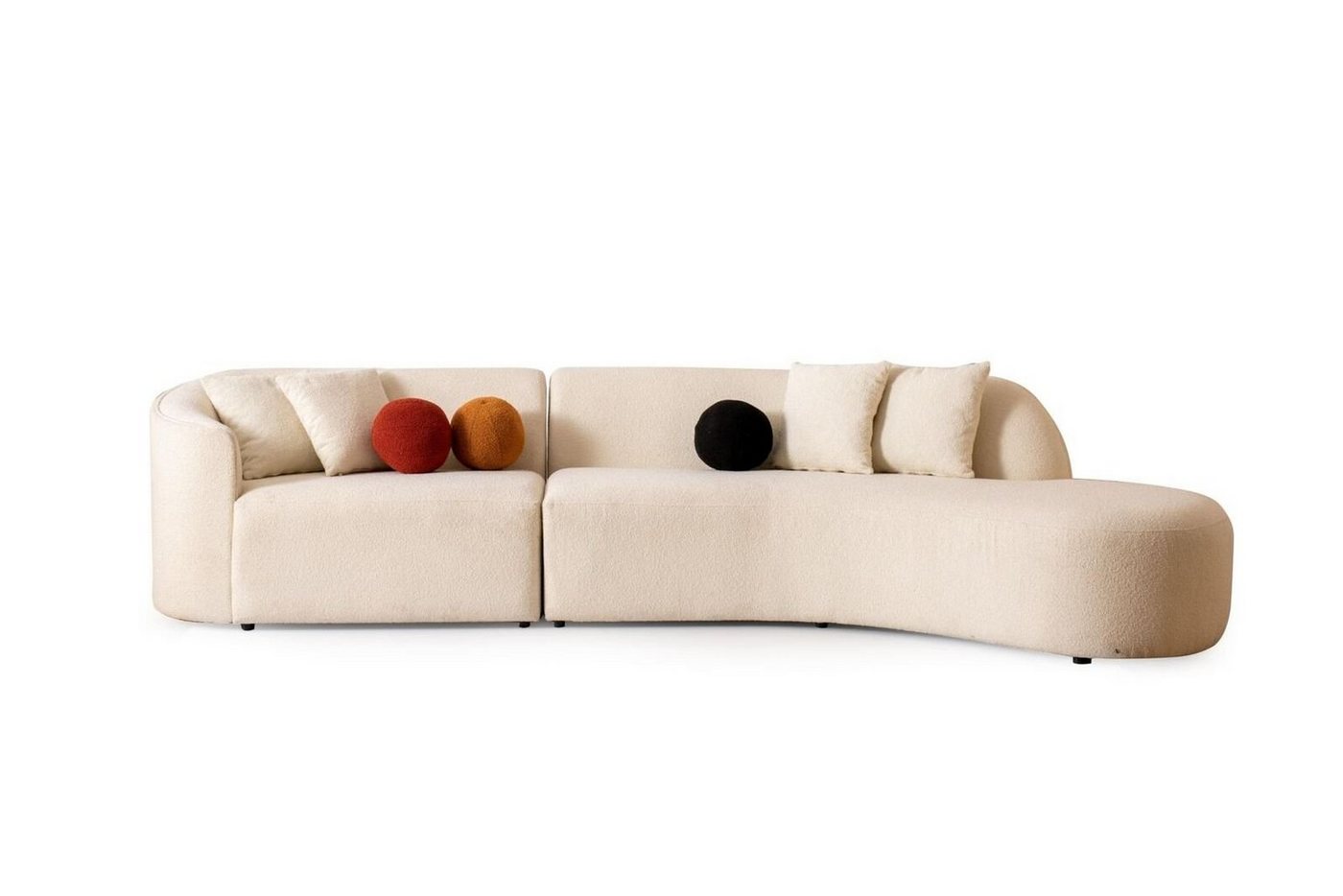 JVmoebel Ecksofa Weiß Couch Sofa Ecksofa L-form Modern Möbel wohnzimmer Eckgarnitur, 1 Teile, Made in Europa von JVmoebel