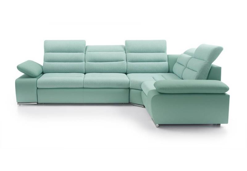 JVmoebel Ecksofa Wohnlandschaft Couch Polster Eckgarnitur Sofa Leder modern, Made in Europa von JVmoebel