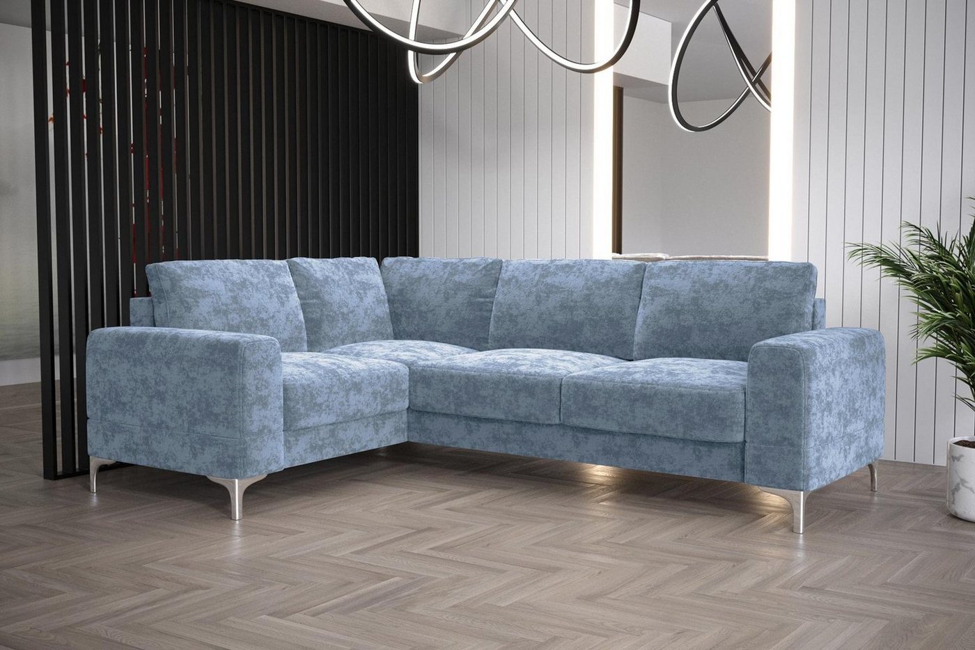 JVmoebel Ecksofa Wohnzimmer Sofa L-Form Möbel Modern Luxus Ecksofa Couch, Made in Europe von JVmoebel