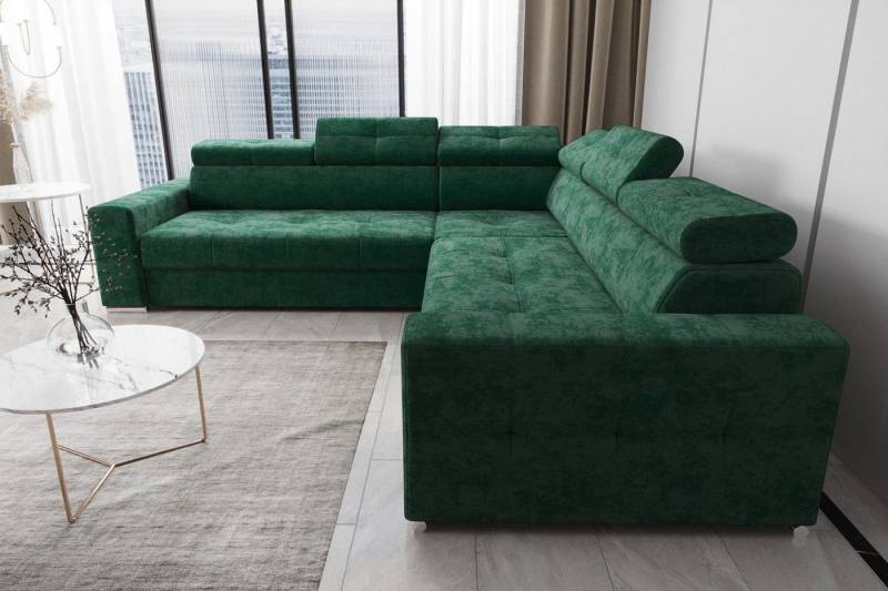 JVmoebel Ecksofa Wohnzimmer Textil Leder Luxus L Form Modern Ecksofa Couch, Made in Europe von JVmoebel