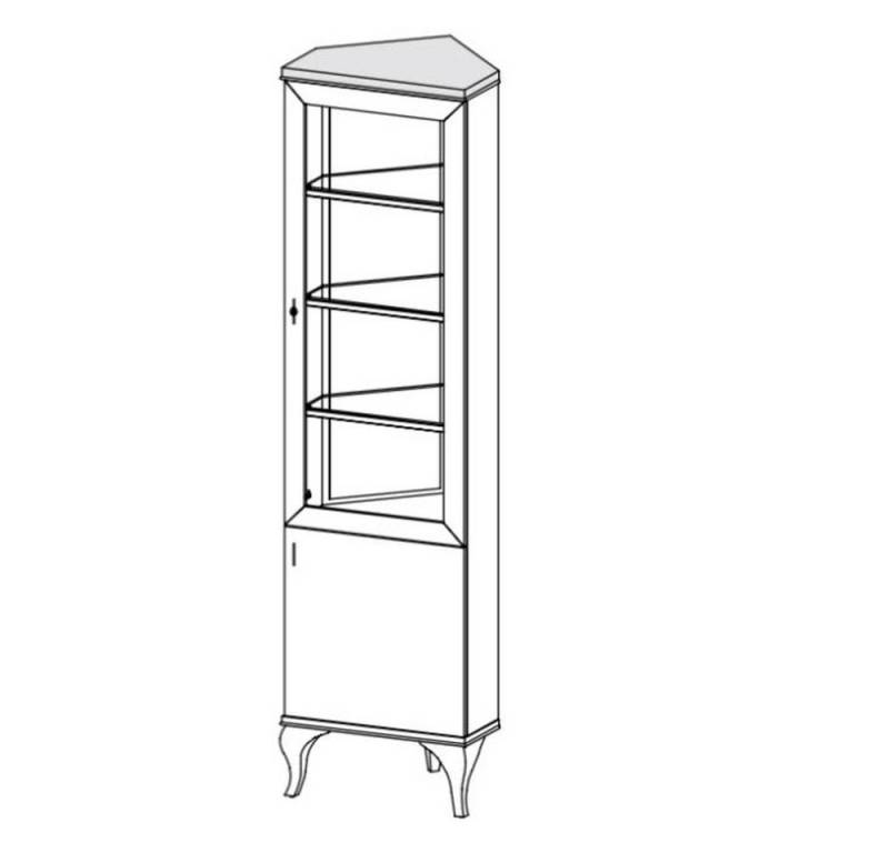 JVmoebel Eckvitrine Eckvitrine für das Wohnzimmer im modernen Design Made in Europa JVmoebel Eckvitrine Eckvitrine für das Wohnzimmer im modernen Design Made in Europa von JVmoebel