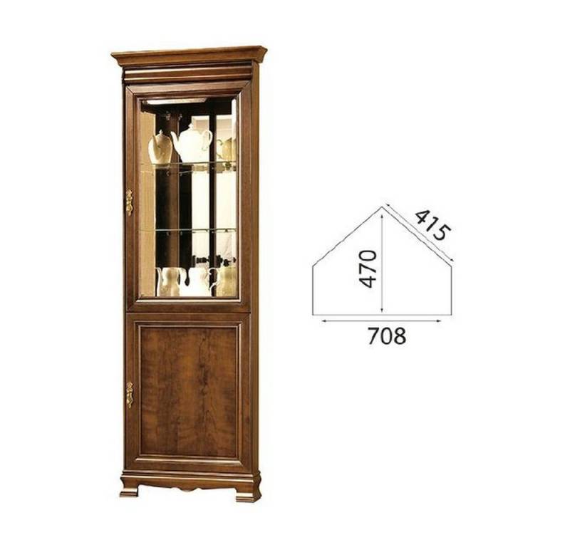 JVmoebel Eckvitrine Eleganter Glasschrank - Vitrine und Schrankwand in einem Made in Europa JVmoebel Eckvitrine Eleganter Glasschrank - Vitrine und Schrankwand in einem Made in Europa von JVmoebel