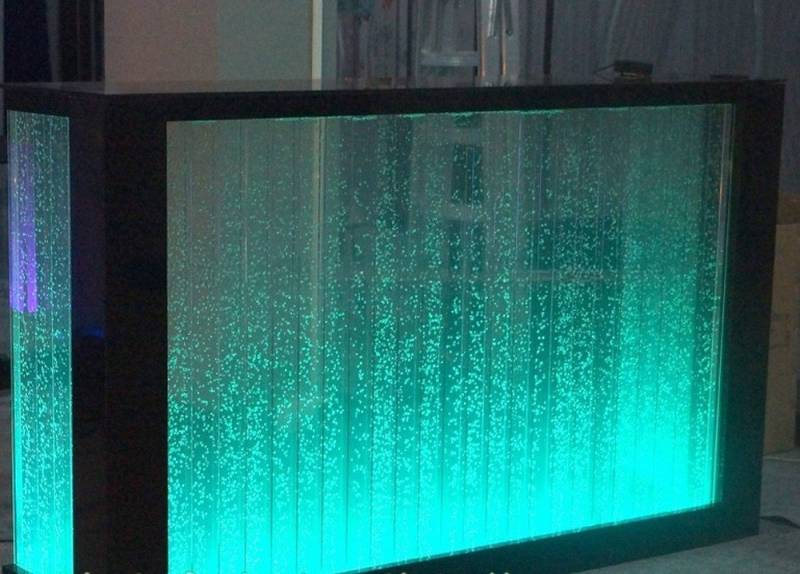 JVmoebel Bartisch Luxuriöse LED Wandbar – Moderne Wasserwand Theke Regal Neu (Bartheke), Made in Europa von JVmoebel