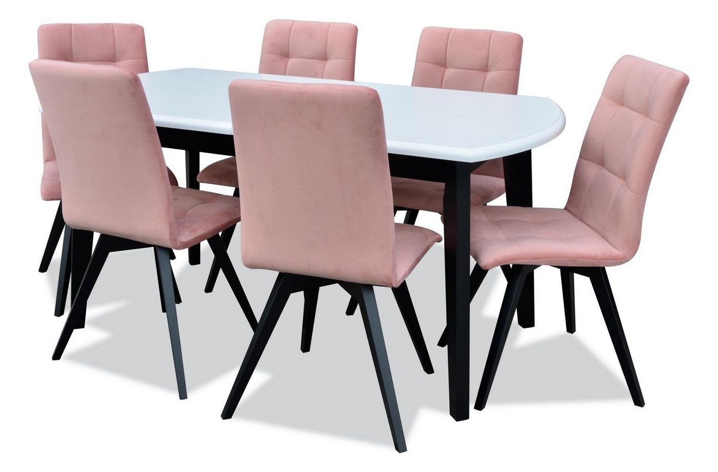 JVmoebel Essgruppe, Esstisch 6 Stühle Stuhl Esszimmer Garnitur Tische Tisch 7tlg. von JVmoebel