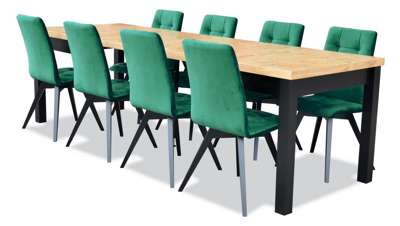 JVmoebel Essgruppe, Esszimmer Set Luxus Tisch 6x Stühle Esstisch Klassische 7tlg. von JVmoebel