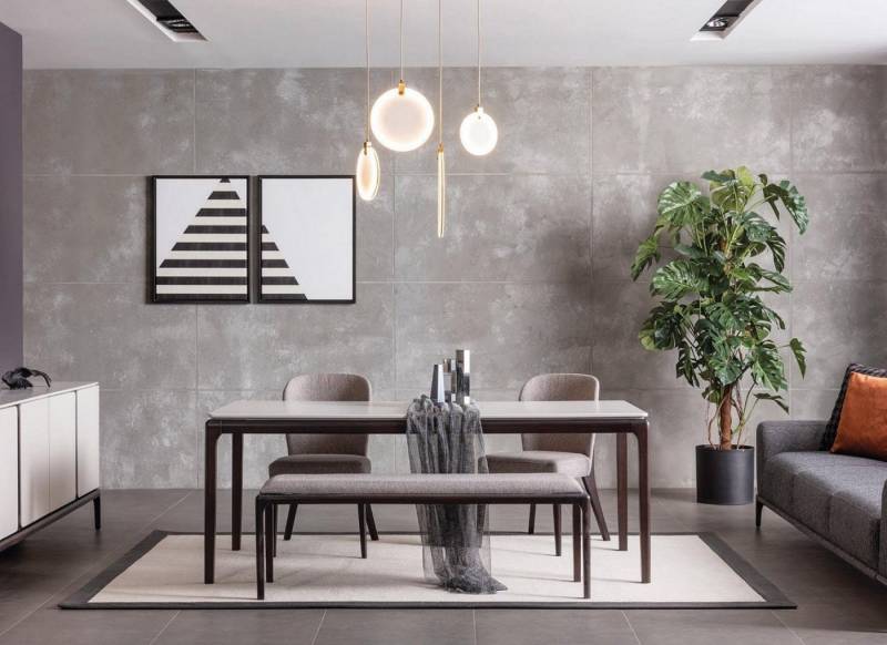 JVmoebel Essgruppe Essgruppe 5tlg mit 4 Stühlen – Stilvoller Esstisch und Stuhlset, Made in Europa von JVmoebel