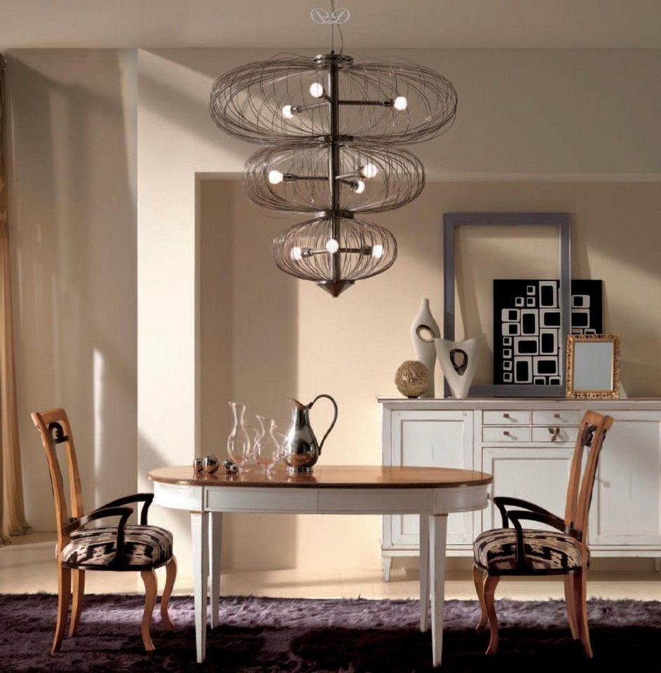 JVmoebel Essgruppe Esstisch Klassischer Tisch Holz Esszimmer Garnitur 2x Stuhl mit, (3tlg. Esszimmer Set (Esstisch + 2x Stühle), Made in Europa von JVmoebel