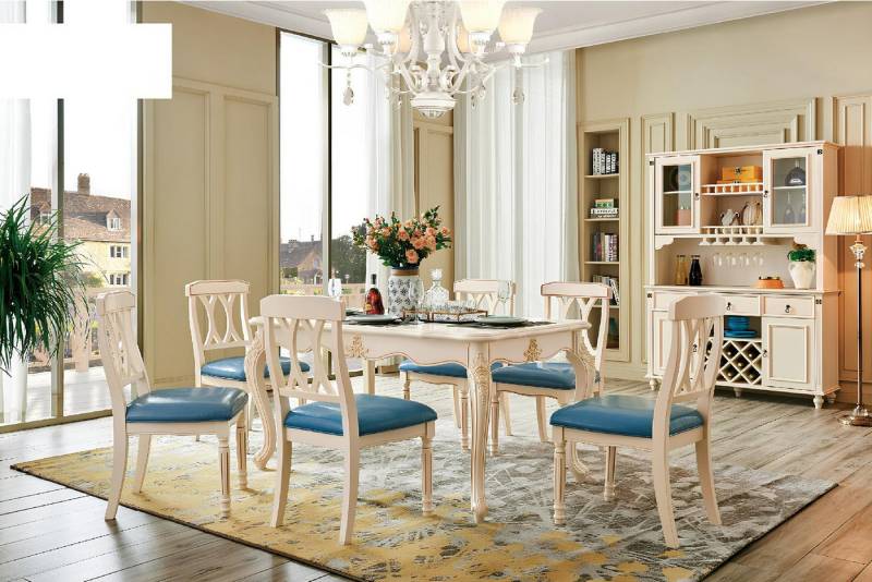 JVmoebel Essgruppe Esszimmer Set: Holztisch mit 6 Stühlen für die Küche, Made in Europa JVmoebel Essgruppe Esszimmer Set: Holztisch mit 6 Stühlen für die Küche, Made in Europa von JVmoebel