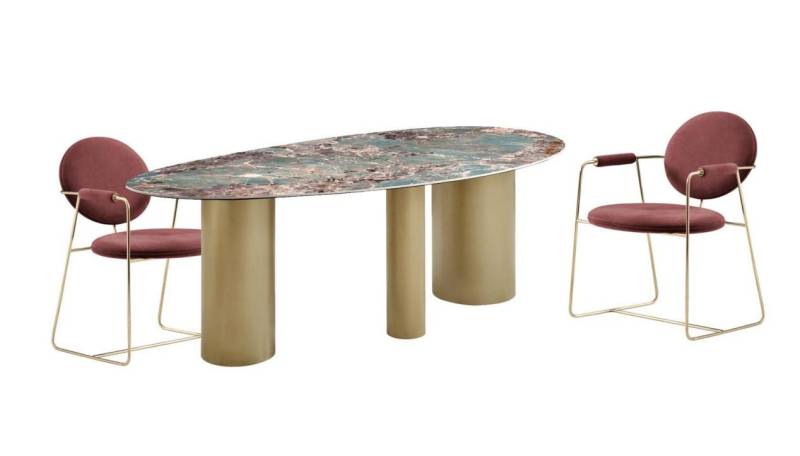 JVmoebel Essgruppe Moderne Essgruppe mit Tisch und 4 Stühlen, elegant 5-teilig, (5-tlg., 1x Esstisch + 4x Stühle), Made in Europa von JVmoebel