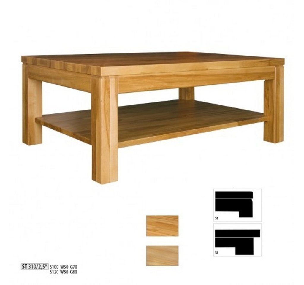 JVmoebel Esstisch, Holz Tische Wohn Ess Zimmer Tisch 100 x 70 Massivholz von JVmoebel