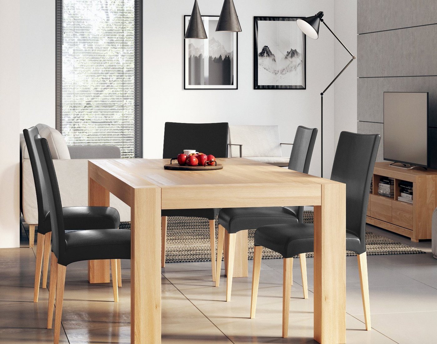 JVmoebel Esstisch Holztisch handgefertigten Echtholz Konferenztisch Esszimmer Wohnzimmer, Made in Europa JVmoebel Esstisch Holztisch handgefertigten Echtholz Konferenztisch Esszimmer Wohnzimmer, Made in Europa von JVmoebel