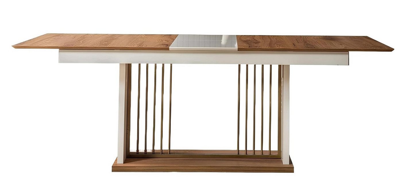 JVmoebel Esstisch Brauner Ausziehtisch Esszimmer Rechteckiger Holz Küchentisch Edle (1-St., Esstisch), Made in Europa von JVmoebel