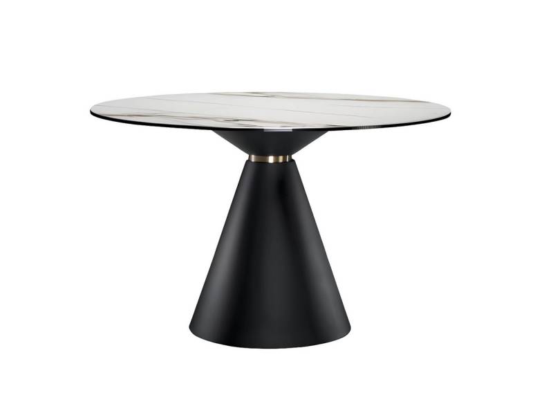 JVmoebel Esstisch Design Esstisch Holztisch Esszimmer Möbel Glastisch Rund Tisch (1-St., Esstisch), Made in Europa von JVmoebel
