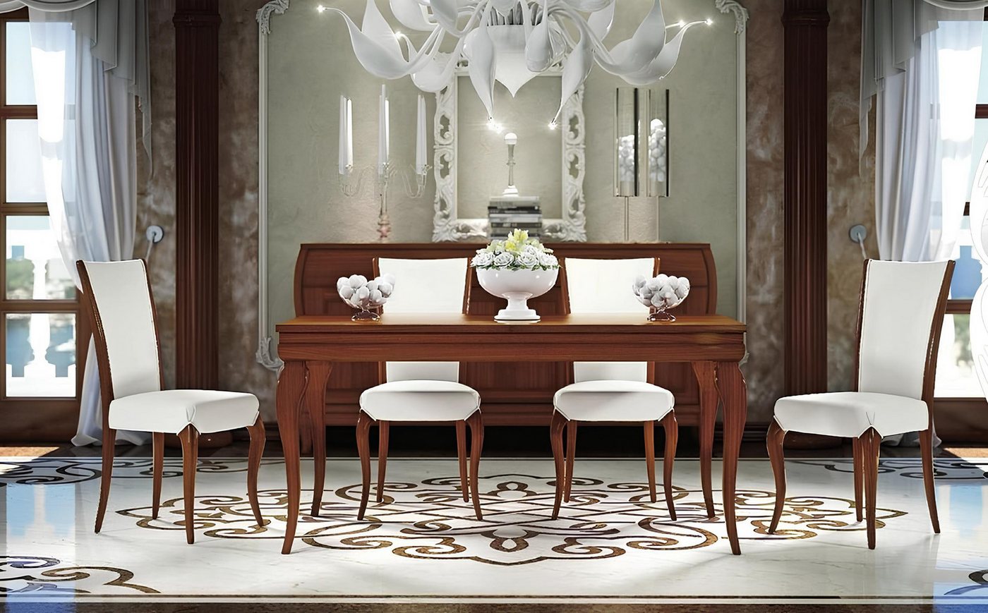 JVmoebel Esstisch Eleganter Ausziehtisch aus Holz - Moderner Esszimmertisch, Made in Europa von JVmoebel