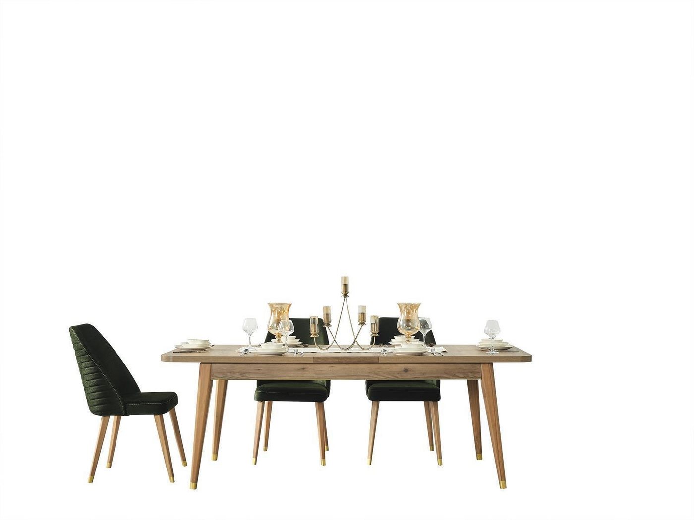 JVmoebel Esstisch Esstisch Tisch Gruppe Esszimmer Wohnzimmer Garnitur Holz, Made in Europa von JVmoebel