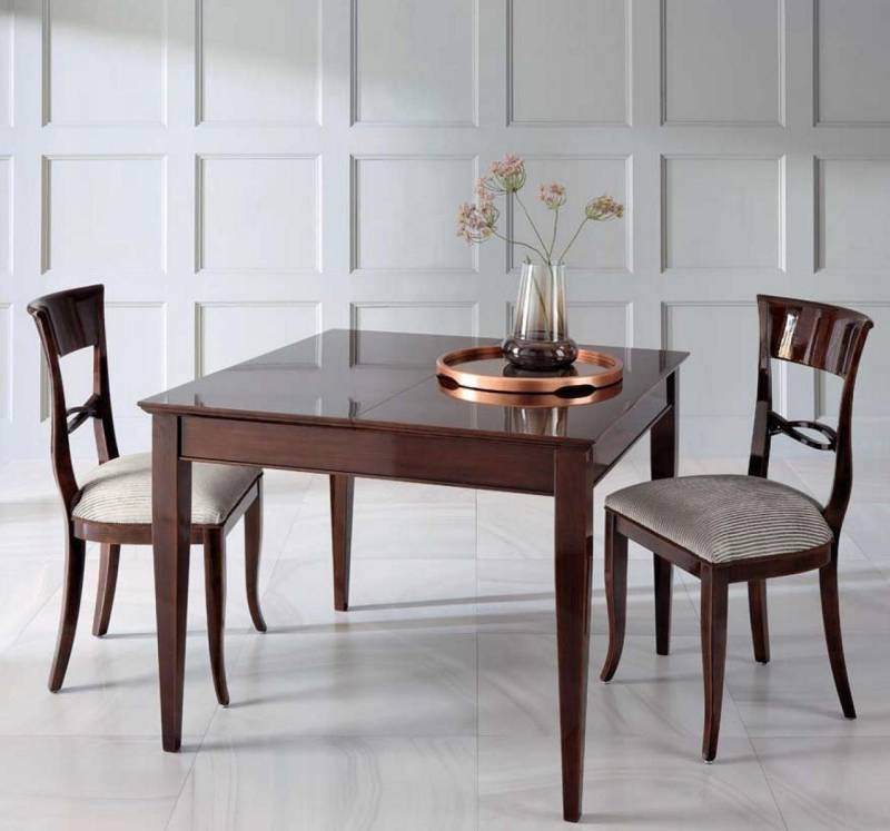 JVmoebel Esstisch Hochglanz Esstisch aus Holz, ausziehbar für die Essecke, Made in Europa von JVmoebel