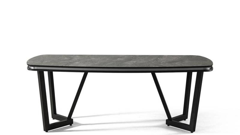 JVmoebel Esstisch Moderner Esszimmertisch aus Holz in elegantem Schwarz (1-St., 1x Esstisch), Made in Europa von JVmoebel