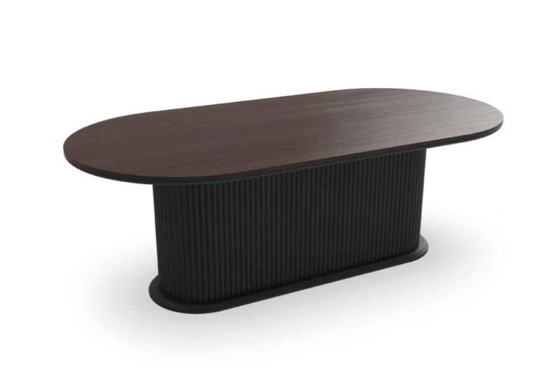 JVmoebel Esstisch Moderner ovaler Esstisch aus Holz - Design Möbel für Esszimmer (1-St., 1x Esstisch), Made in Europa von JVmoebel