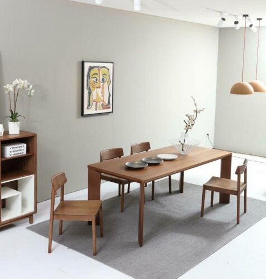 JVmoebel Esszimmer-Set, Holz Esszimmer Essgarnitur Tisch + 8 Stühle Design Küchen Tische von JVmoebel