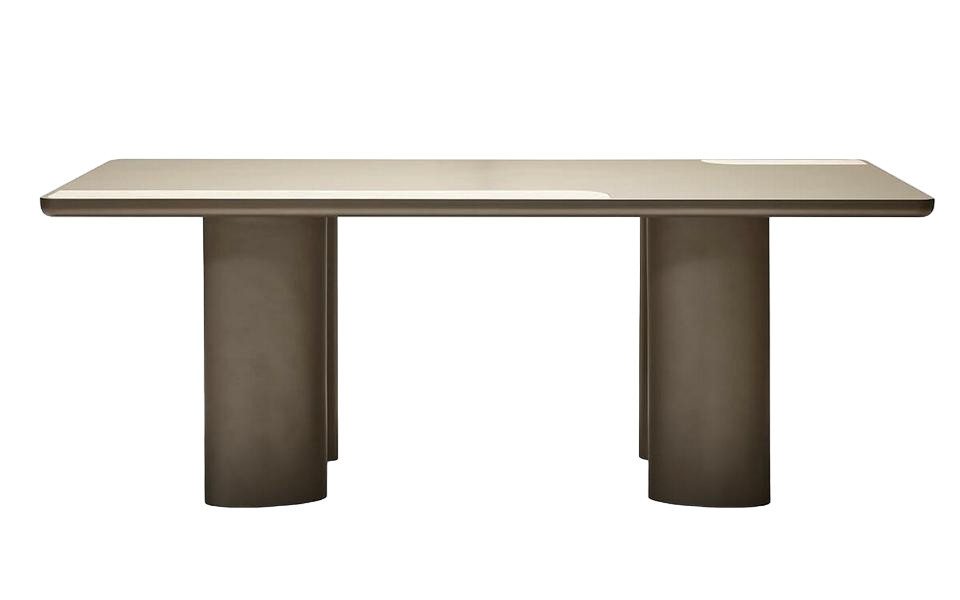 JVmoebel Esszimmer-Set Eleganter Beigefarbener Esstisch aus Holz in Modernem Design, (1-St), Made in Europe von JVmoebel