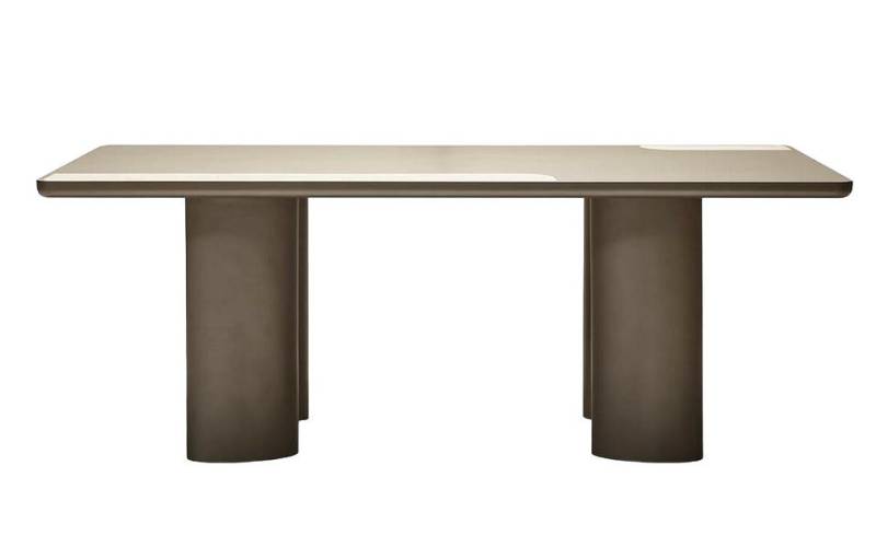 JVmoebel Esszimmer-Set Eleganter Beigefarbener Esstisch aus Holz in Modernem Design, (1-St), Made in Europe von JVmoebel
