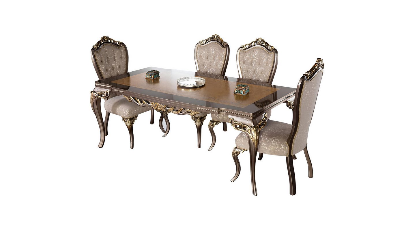 JVmoebel Esszimmer-Set Esstisch Stuhl Set Gruppe Garnitur Tisch, Made in Europa von JVmoebel