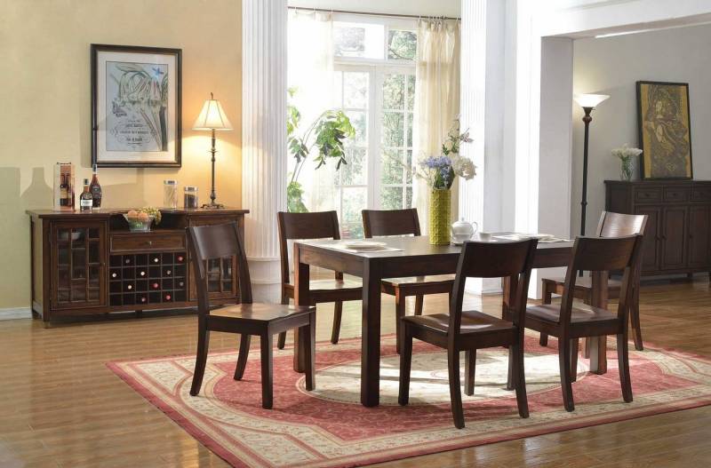 JVmoebel Esszimmer-Set Esszimmer Set 8tlg. Tisch mit 6 Stühlen und Weinschrank, Made in Europa JVmoebel Esszimmer-Set Esszimmer Set 8tlg. Tisch mit 6 Stühlen und Weinschrank, Made in Europa von JVmoebel