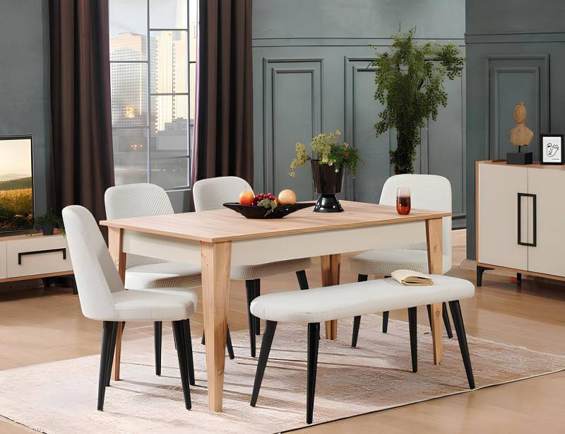 JVmoebel Esszimmer-Set Esszimmer Set Esstisch Stühle modernes Design hochwertig JVmoebel Esszimmer-Set Esszimmer Set Esstisch Stühle modernes Design hochwertig von JVmoebel