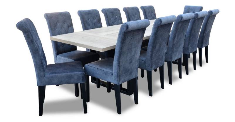 JVmoebel Esszimmer-Set Esszimmer-Tischset im klassischen Stil mit 6 Stühlen, (7-St), Made in Europa von JVmoebel