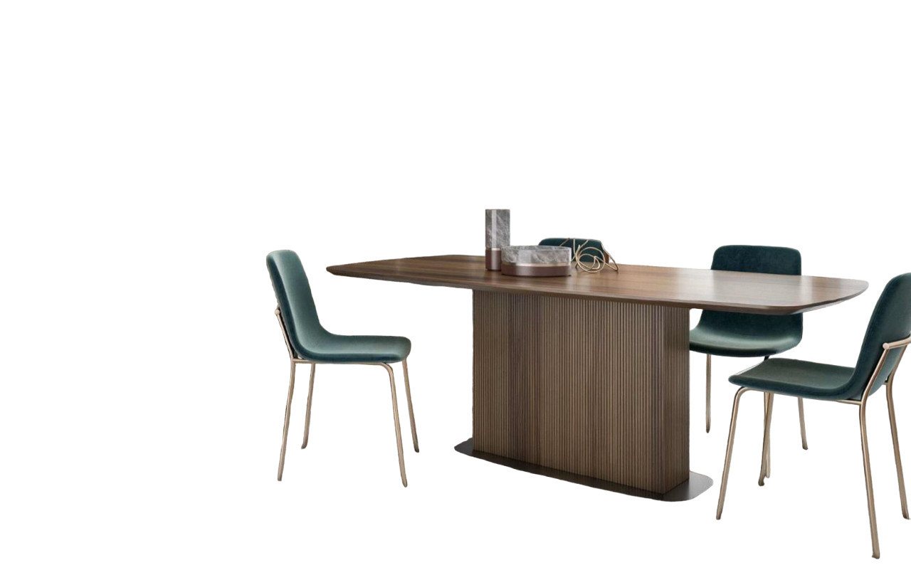 JVmoebel Esszimmer-Set Moderne Esszimmer Luxus Möbel Esszimmertisch Stühle Anrichte, (6-St., Esstisch + 4x Stühle + Anrichte), Made in Europa von JVmoebel