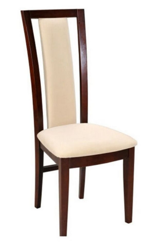 JVmoebel Esszimmerstuhl, Design Polster Set 4x Sessel Stuhl Holz Leder Stühle Gastro Esszimmer von JVmoebel