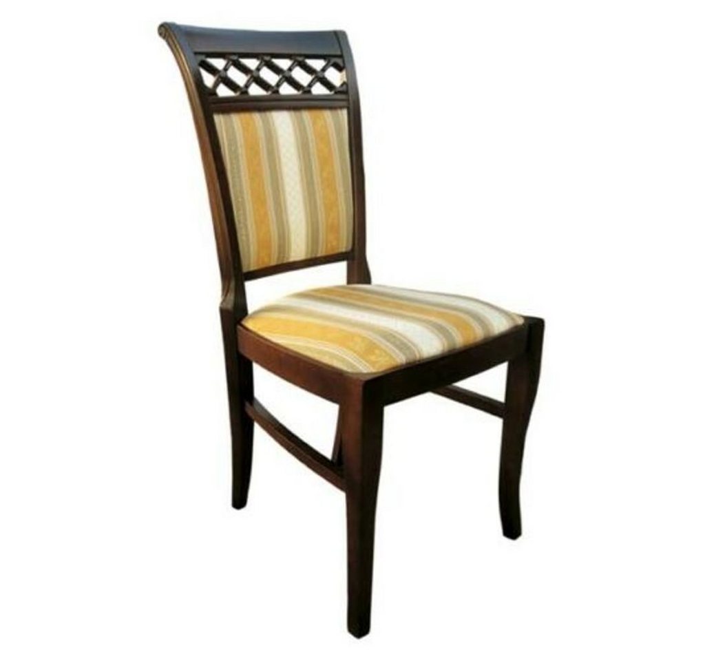 JVmoebel Esszimmerstuhl, Design Set 4x Sessel Stuhl Holz Textil Polster Stühle Gastro Stoff Neu von JVmoebel