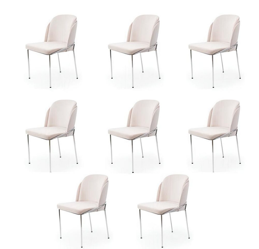 JVmoebel Esszimmerstuhl italienischer Stil Möbel Stuhl Set 8X Stühle Esszimmer Sessel Garnitur, Made in Europa JVmoebel Esszimmerstuhl italienischer Stil Möbel Stuhl Set 8X Stühle Esszimmer Sessel Garnitur, Made in Europa von JVmoebel