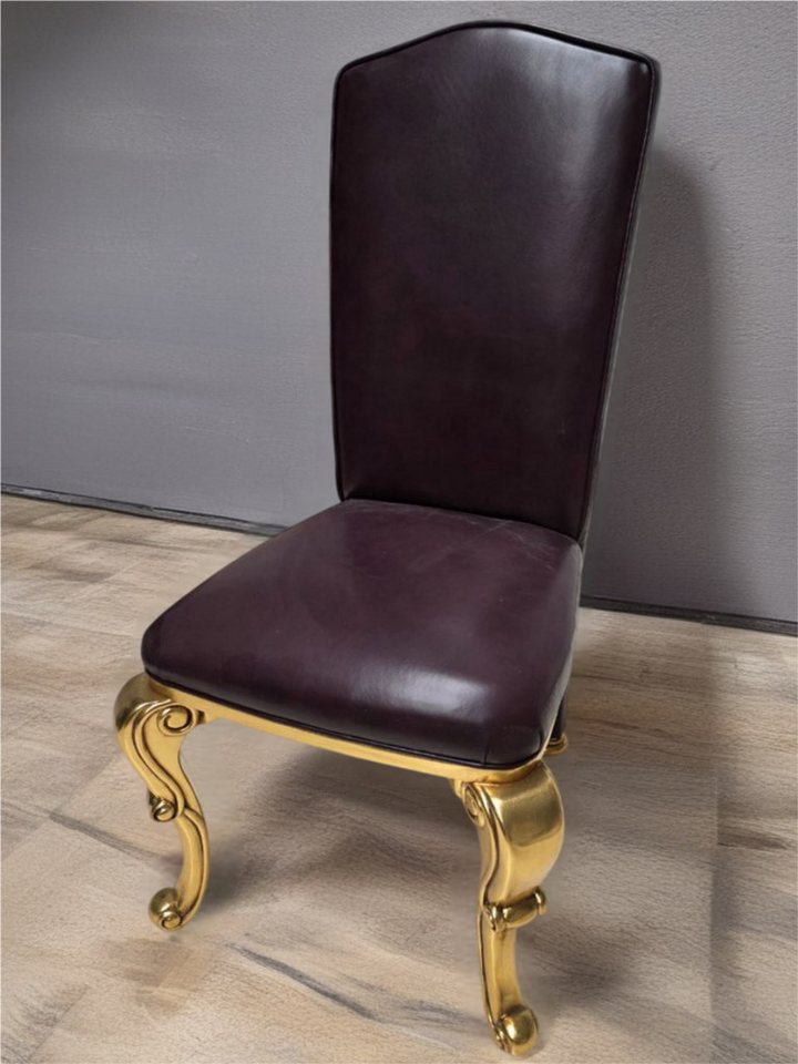 JVmoebel Esszimmerstuhl 1x Stuhl Tron Sessel Set Esszimmer Designer Holz Antik Stil Sofort, Made in Europa von JVmoebel
