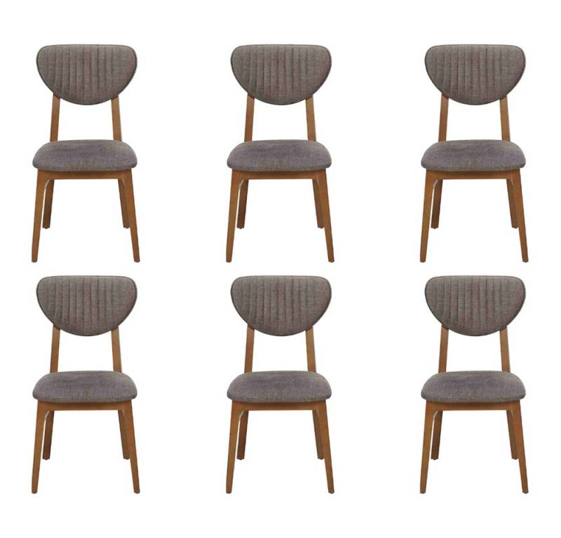 JVmoebel Esszimmerstuhl 6er Set Polsterstühle für Esszimmer – Design Garnitur (6 St), Made in Europa von JVmoebel