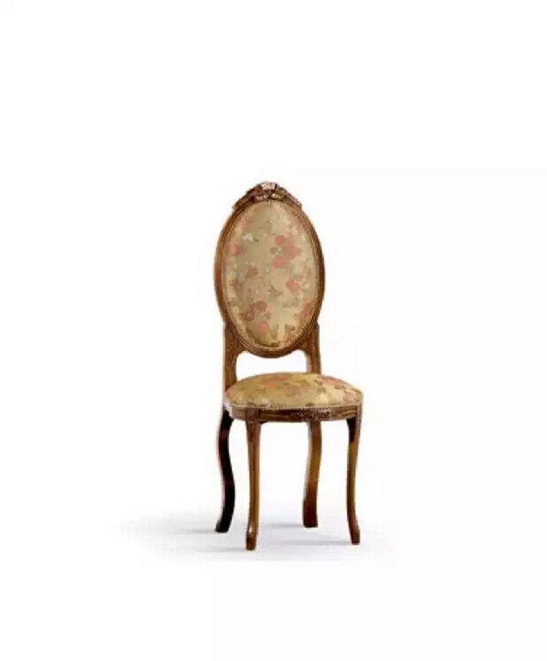 JVmoebel Esszimmerstuhl Braun Esszimmerstuhl ohne Armlehne Stühle Design Textil Luxus (1 St), Made in Italy von JVmoebel