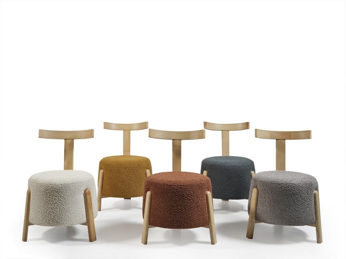 JVmoebel Esszimmerstuhl Design Stuhl Stühle Luxus Garnitur Textil Polster (5 St), Made in Europe von JVmoebel