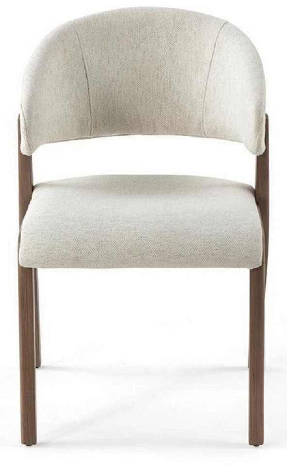 JVmoebel Esszimmerstuhl Designer 2x Weiße Stühle Esszimmer Lehnstühle Designer 2tlg (2x Stühle, 2 St), Made in Europa von JVmoebel